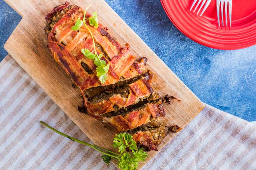Bacon Wrapped Meatloaf